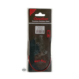 Knit Red Stainless Steel Fixed Circular Needles