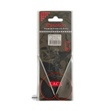 Red Lace Stainless Steel Fixed Circular Needles 40cm to 80cm