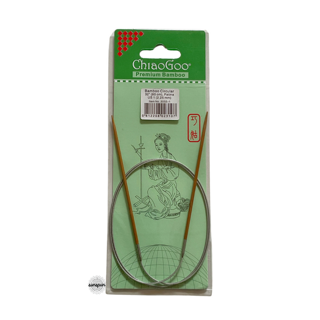 Bamboo Fixed Circular Needles 60cm to 100cm