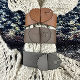 Sheep Shawl Cuff in Vegan Leather