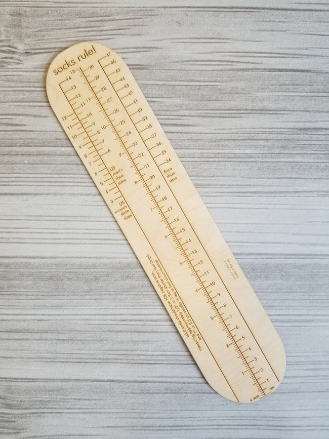 Socks Rule! - Ruler for measuring Socks - Adult