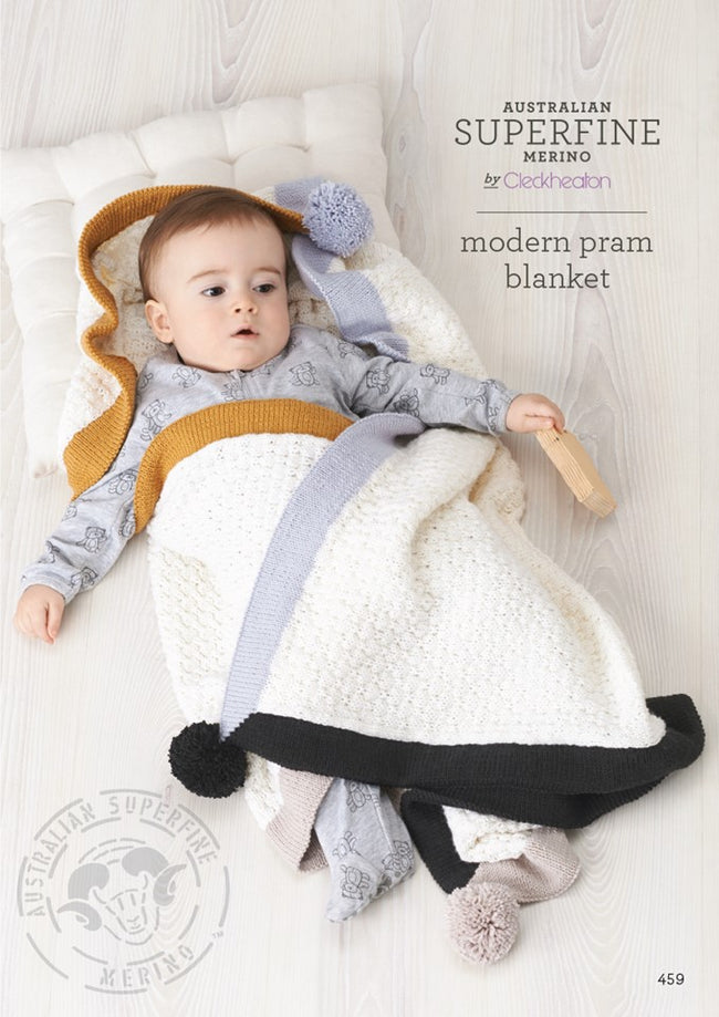 459 Modern Pram Blanket