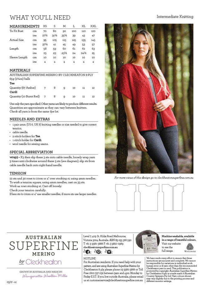 461 Box Tee and Cardi