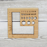 Universal Knitting Needle & Crochet Hook Gauge