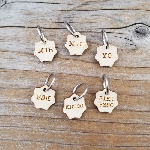 Increase and Decrease Stitch Marker Set | Katrinkles | Tools | Sunspun