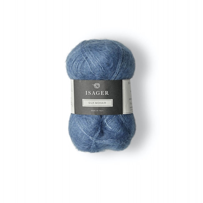 Isager Silk Mohair Colour 44 composed of super kid mohair and  silk