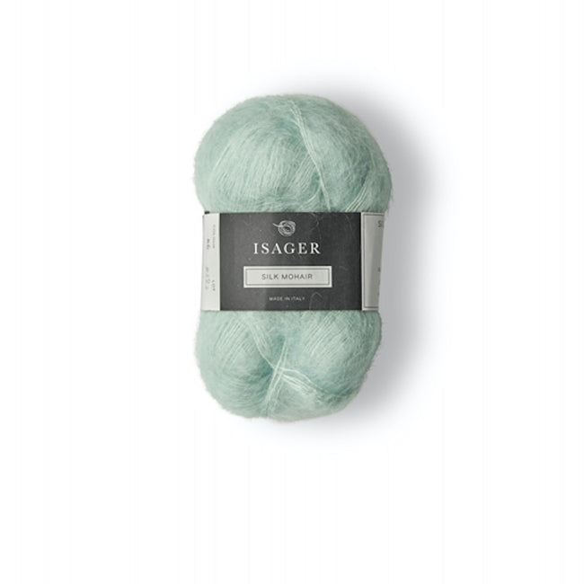 Isager Silk Mohair Colour 66 composed of super kid mohair and  silk