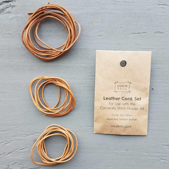 Cocoknits Leather Cord Set