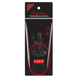 Red Lace Stainless Steel Fixed Circular Needles 100cm to 150cm