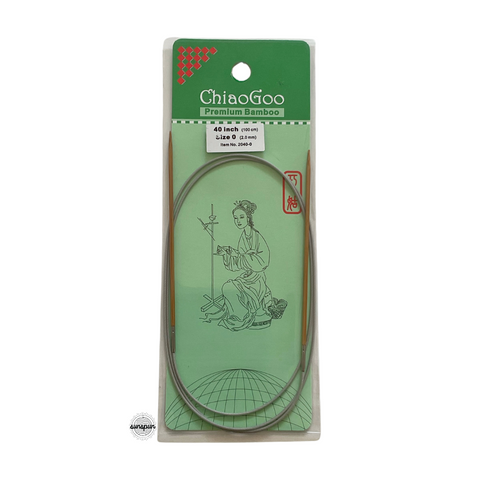 Bamboo Fixed Circular Needles 60cm to 100cm