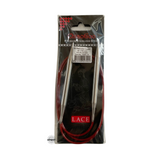 Red Lace Stainless Steel Fixed Circular Needles 100cm to 150cm