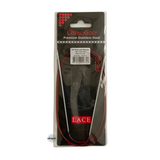 Red Lace Stainless Steel Fixed Circular Needles 100cm to 150cm