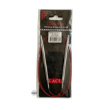 Red Lace Stainless Steel Fixed Circular Needles 100cm to 150cm