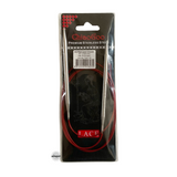 Red Lace Stainless Steel Fixed Circular Needles 100cm to 150cm
