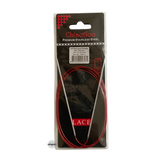 Red Lace Stainless Steel Fixed Circular Needles 100cm to 150cm