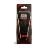 Red Lace Stainless Steel Fixed Circular Needles 100cm to 150cm