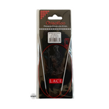 Red Lace Stainless Steel Fixed Circular Needles 40cm to 80cm