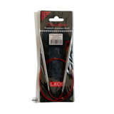Red Lace Stainless Steel Fixed Circular Needles 40cm to 80cm