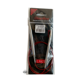 Red Lace Stainless Steel Fixed Circular Needles 40cm to 80cm