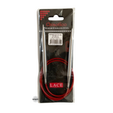 Red Lace Stainless Steel Fixed Circular Needles 40cm to 80cm