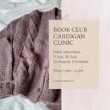 Book Club Cardigan Clinic (4 part workshop)