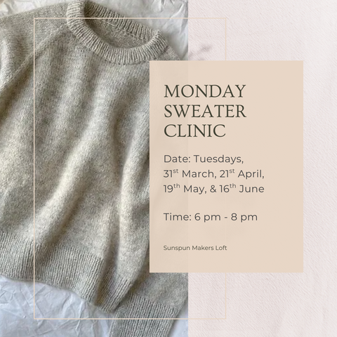 Monday Sweater Clinic (4 part workshop)