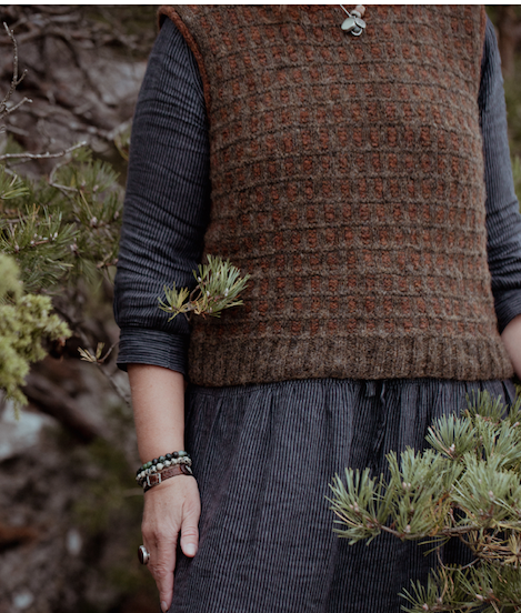 The Island and the Forest: A Knitted Correspondence