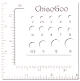 ChiaoGoo 3" (7.5cm) Square Needle Gauge