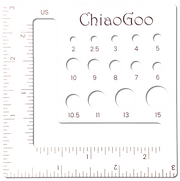 ChiaoGoo 3" (7.5cm) Square Needle Gauge