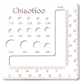 ChiaoGoo 3" (7.5cm) Square Needle Gauge