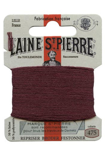 Laine Saint-Pierre Darning and Embroidery Wool (10m card)