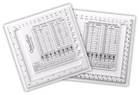 ChiaoGoo 5.5" (14cm) Square Needle Gauge