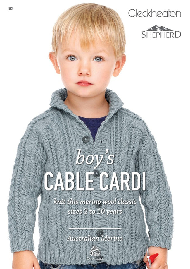 152 Boy's Cable Cardi