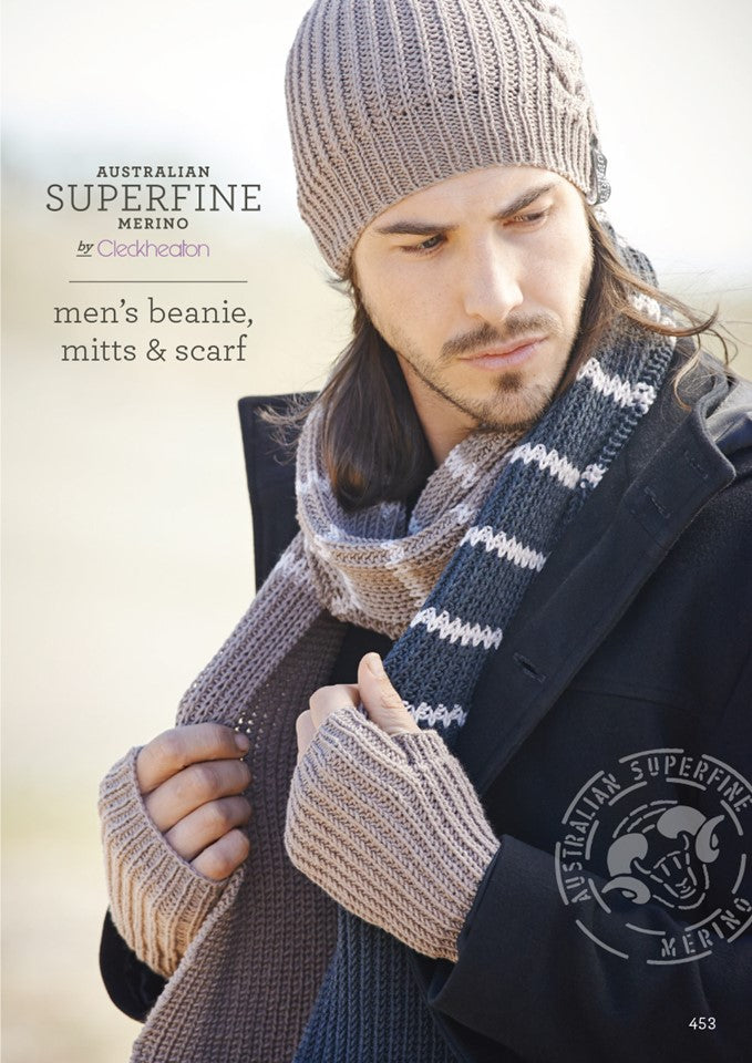 Mens beanie hat and sales scarf
