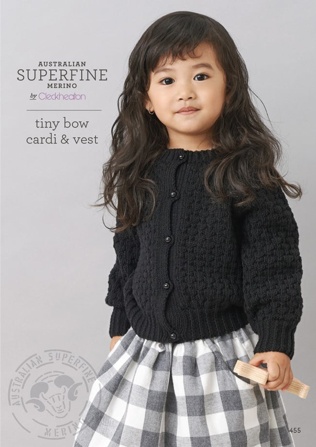 455 Tiny Bow Cardi and Vest