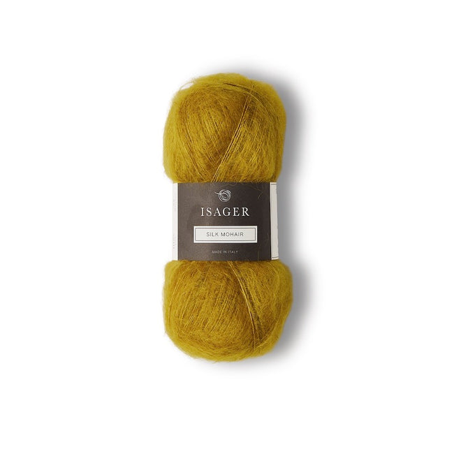 Isager Silk Mohair Colour 22 composed of super kid mohair and  silk
