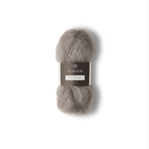 Isager Silk Mohair Colour 2 composed of super kid mohair and  silk