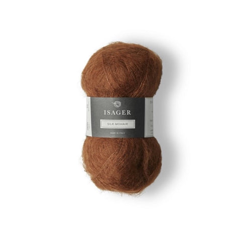 Isager Silk Mohair Colour 33 composed of super kid mohair and  silk