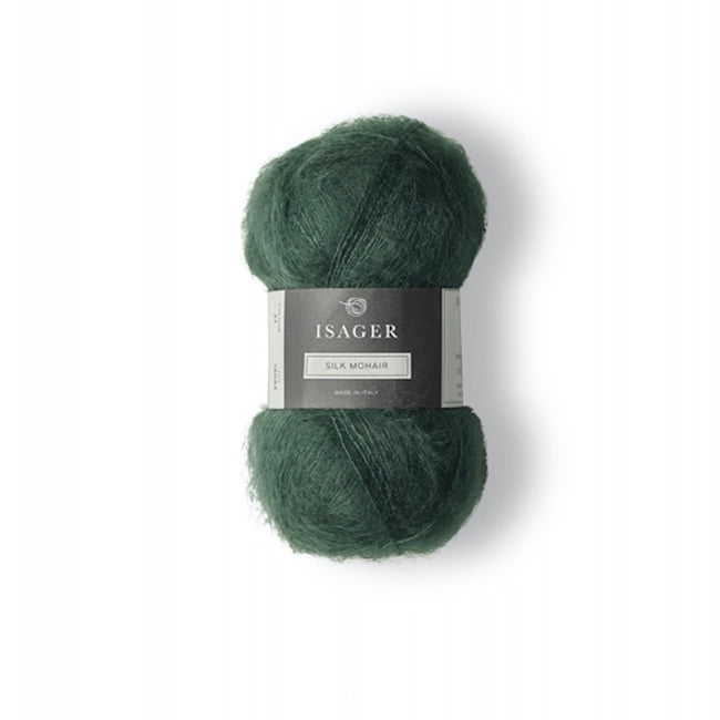 Isager Silk Mohair Colour 37 composed of super kid mohair and  silk