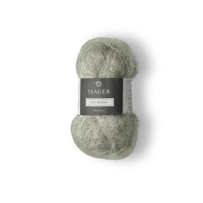 Isager Silk Mohair Colour 3S composed of super kid mohair and  silk