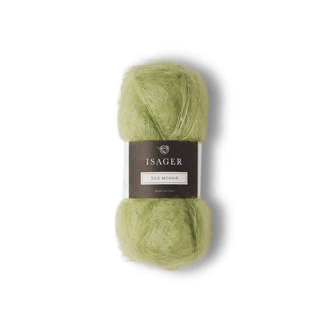 Isager Silk Mohair Colour 57 composed of super kid mohair and  silk