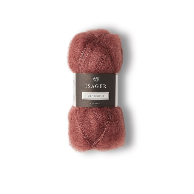 Isager Silk Mohair Colour 69 composed of super kid mohair and  silk